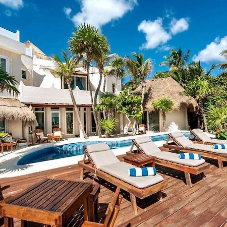 Luxury 5-Br Beachfront Home In Tulum Casa Sofia Gato Dış mekan fotoğraf