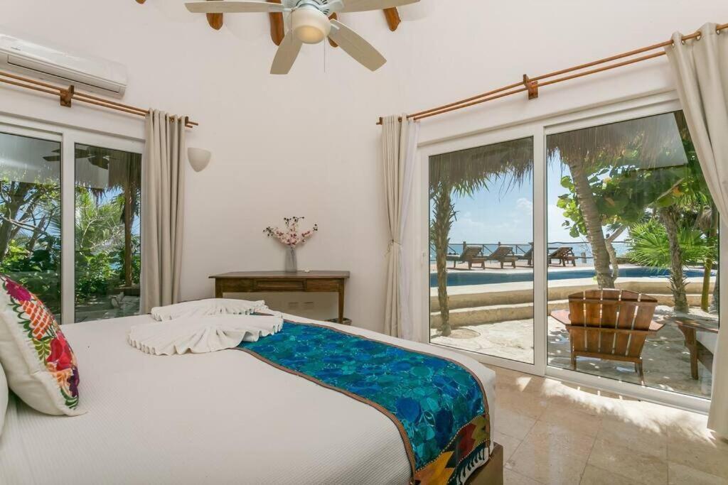 Luxury 5-Br Beachfront Home In Tulum Casa Sofia Gato Dış mekan fotoğraf
