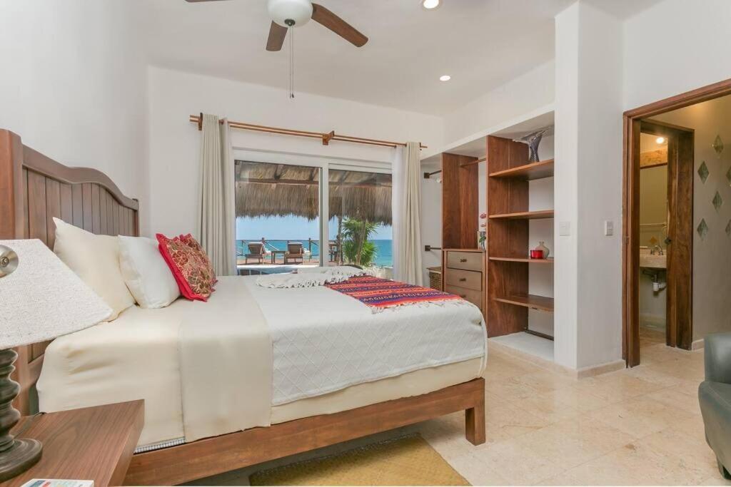 Luxury 5-Br Beachfront Home In Tulum Casa Sofia Gato Dış mekan fotoğraf