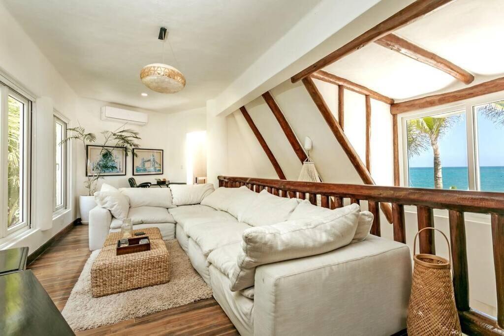 Luxury 5-Br Beachfront Home In Tulum Casa Sofia Gato Dış mekan fotoğraf