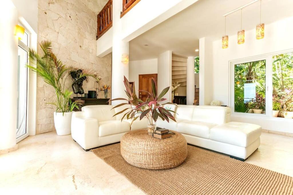 Luxury 5-Br Beachfront Home In Tulum Casa Sofia Gato Dış mekan fotoğraf