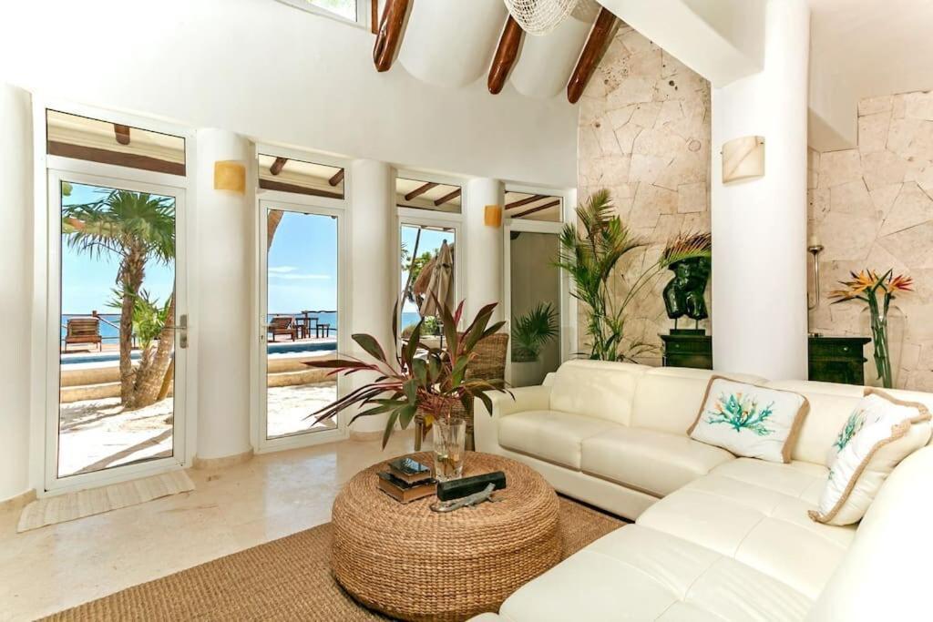 Luxury 5-Br Beachfront Home In Tulum Casa Sofia Gato Dış mekan fotoğraf