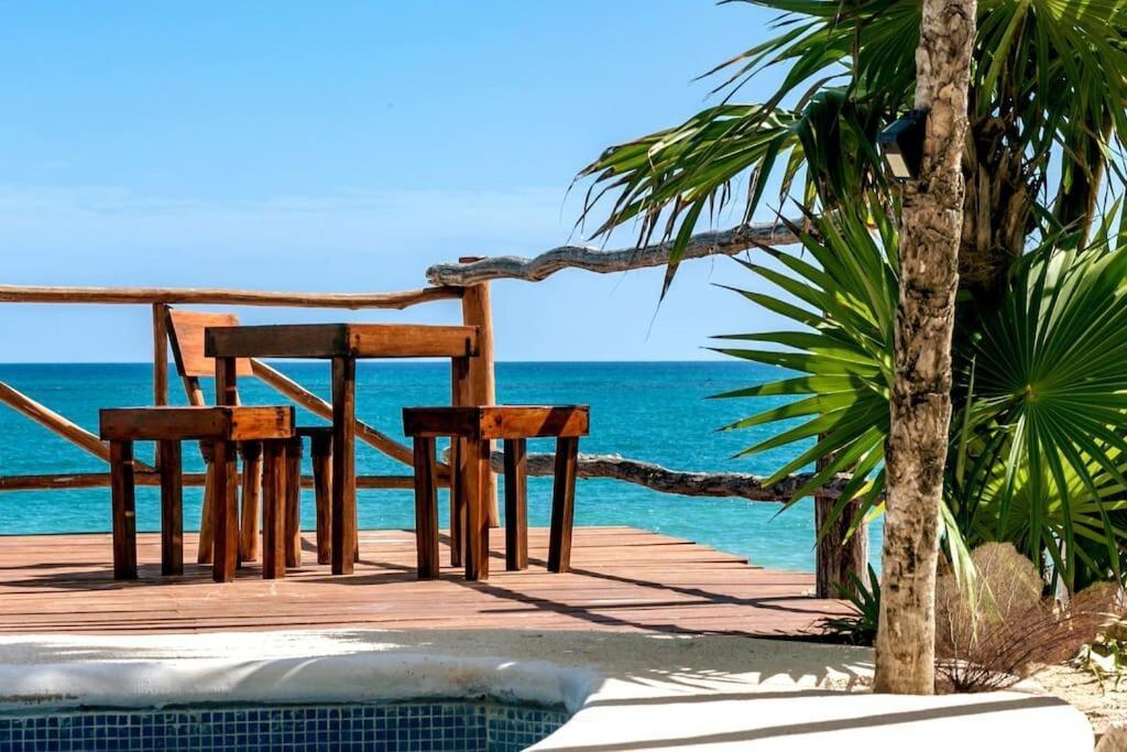 Luxury 5-Br Beachfront Home In Tulum Casa Sofia Gato Dış mekan fotoğraf